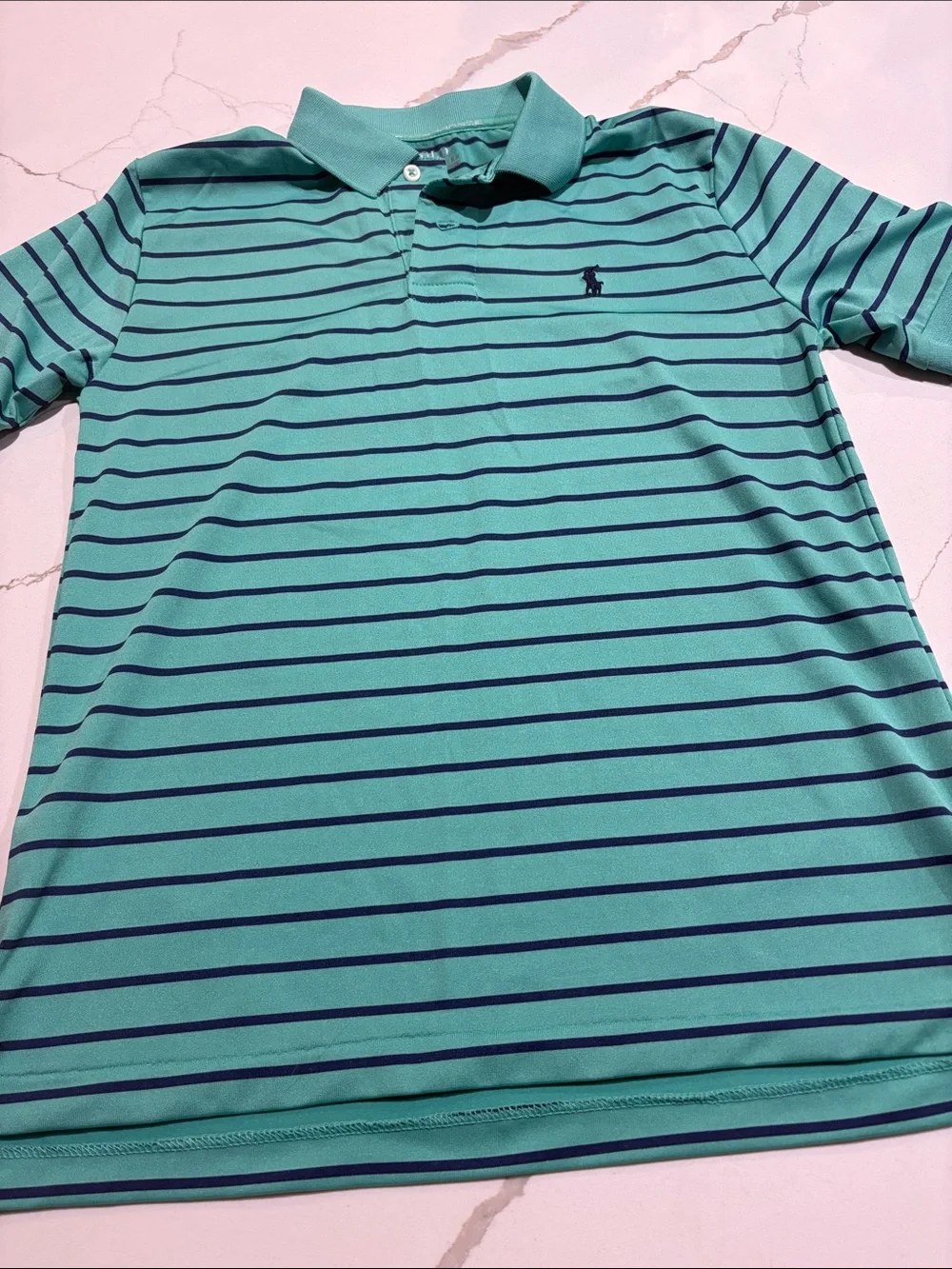 Boys Polo Ralph Lauren Striped Performance Polo